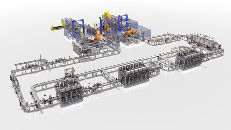 THE FULLY AUTOMATIC TRANSVERSAL KEGGING LINE FROM KHS FOR GREATER LINE EFFICIENCY